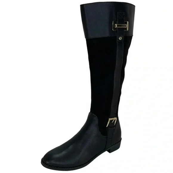 Karen Scott Deliee Black Knee High Womens Boots Size 5.5M - Picture 2 of 10